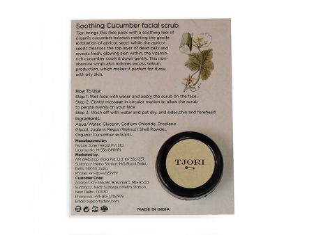 Tjori Soothing Cucumber Facial Scrub Online Hot Sale