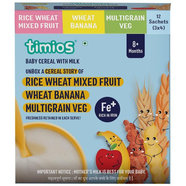 Timios Assorted Organic Baby Cereal Cheap