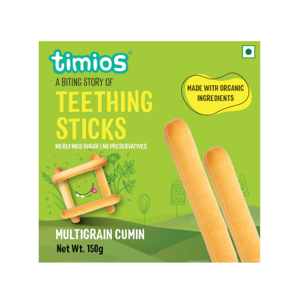 Timios Multigrain Cumin Teething Sticks For Toddlers Hot on Sale