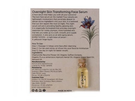 Tjori Overnight Skin Transforming Face Serum For Sale