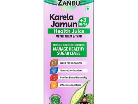 Zandu Karela Jamun + 3 Herbs Health Juice For Sale