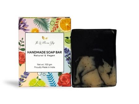 The Wellness Shop 100% Natural Charcoal & Green Tea Handmade Soap Fashion