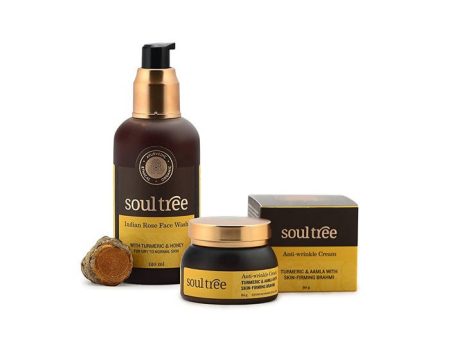 Soultree Indian Rose Face Wash & Anti-Wrinkle Cream Set Online