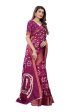 Vamika Purple and Gold Linen Jari Border Saree (RADHIKA PURPLE) Online