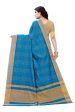 Vamika Blue Cotton Silk Weaving Saree (Anaya Blue) For Discount