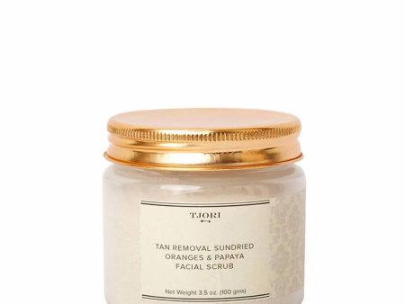 Tjori Tan Removal Sundried Oranges & Papaya Facial Scrub Online Sale