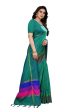 Vamika Green Cotton Silk Weaving Saree (Binita Green) Supply