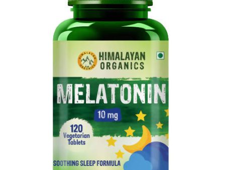 Himalayan Organics Melatonin 10 mg Vegetarian Tablets Fashion