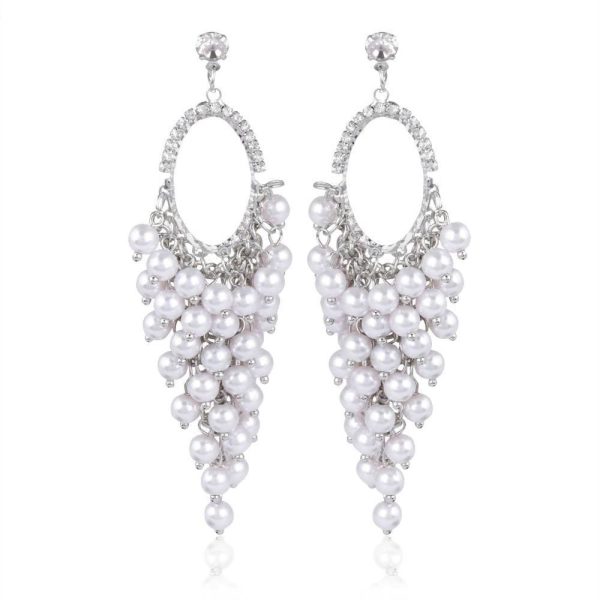 Trendoo Jewelry Silver Diamonds Beautiful Drops Fashion