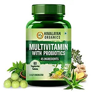 Himalayan Organics Multivitamin With Probiotics Vegetarian Tablets For Sale