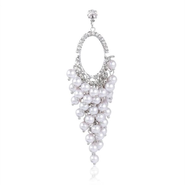 Trendoo Jewelry Silver Diamonds Beautiful Drops Fashion