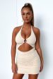 Bayside Dress - Beige For Sale