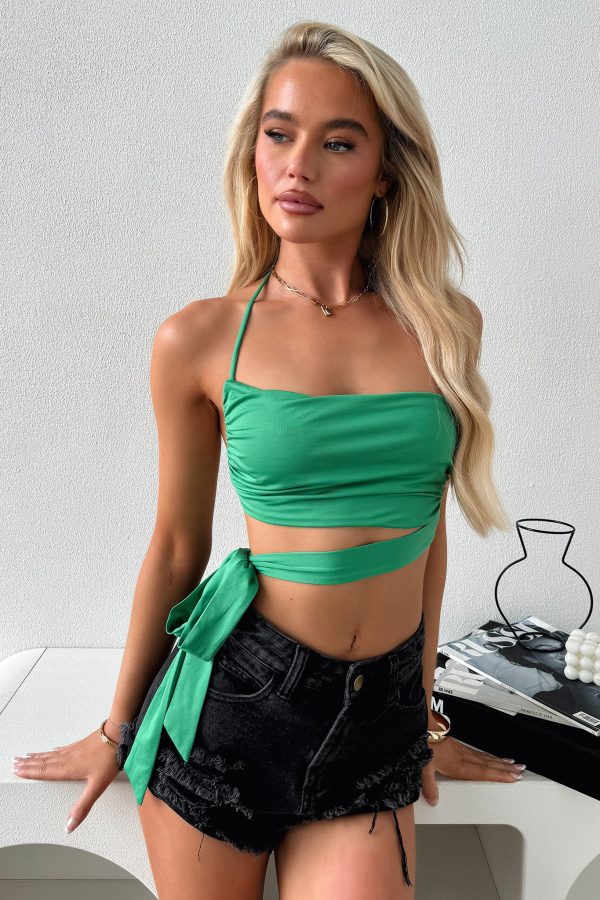 Aza Crop - Green Sale