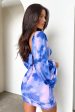 Ashna Dress - Blue Purple Cheap