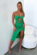 Tristan Midi Dress - Green Fashion