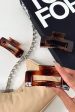 Mika Claw Clip - Brown Gloss Fashion