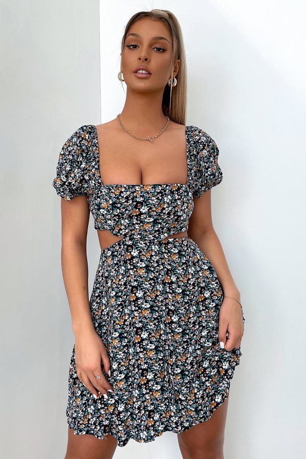 Tracey Dress - Navy Floral Online Hot Sale